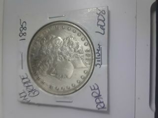 1885 Morgan Silver Dollar.  Rare Date.  By Usps.  First Class