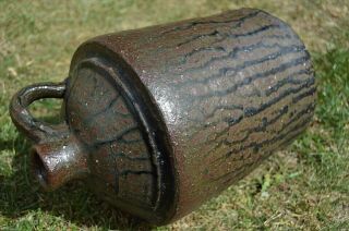 Rare Lanier Meaders Southern Folk Pottery Moonshine Jug Whiskey Crock Drip Glaze