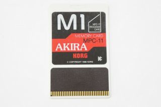 Korg Mpc - 11 Akira Memory Card Rom For M1 M1r T3 Synthesizer Rare