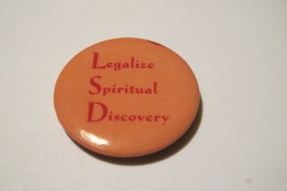 Lsd - Legalize Spiritual Discovery.  Rare 1960 