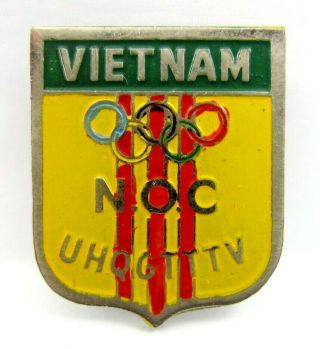 Very Rare Vietnam Noc Olympic Lapel Pin Munich 1972 Olympics