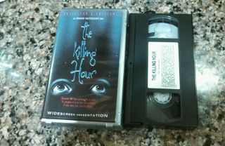 The Killing Hour 1982 Vhs Clamshell Tape Horror Rare Oop Anchor Bay Perry King