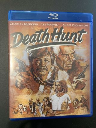 Death Hunt Blu - Ray Charles Bronson/ Lee Marvin Extremely Rare Oop.