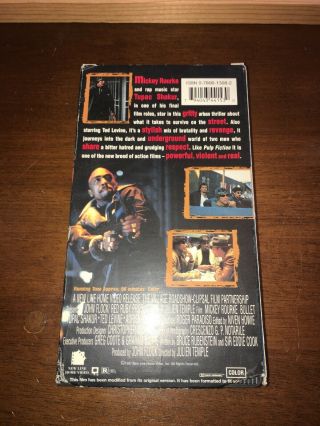 Bullet (VHS,  1997) Tupac Shakur,  Mickey Rourke • VERY RARE 2