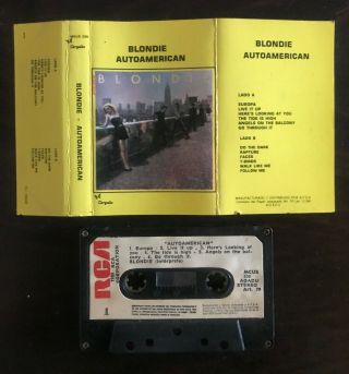 Blondie Autoamerican Rare Uruguay Cassette Tape Promo