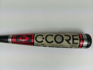 Easton C.  Core 2 3/4 Max Barrel Baseball Bat Bx90 - C 34in 30oz.  Carbon Rare