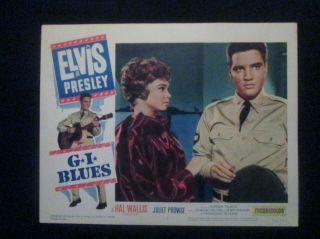 1960 G.  I.  Blues 11x14 Classic Rare Movie Lobby Card 2 Elvis Presley