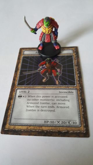 Dungeon Dice Monsters Armored Zombie Yugioh Rare