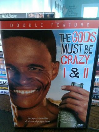The Gods Must Be Crazy 1 & 2 Rare Dvd Set African Bushmen Nixau Tribe 1980s