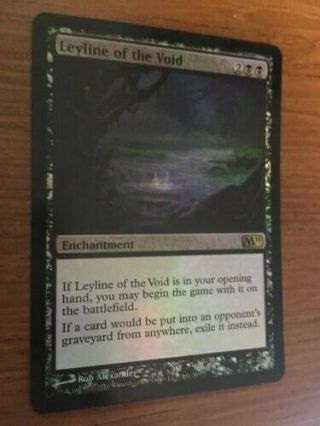 Foil Leyline Of The Void 1x M11 - Lp Lightly Played - Mtg Magic 2011