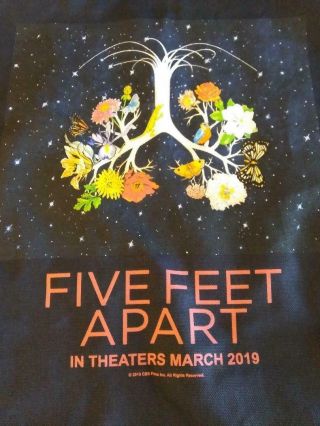 " Five Feet Apart " Movie Promotional Tote Bag Rare Hard To Find