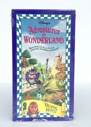 DISNEY’S Adventures In Wonderland VHS Volume 2 HELPING HANDS Rare 90’s 4