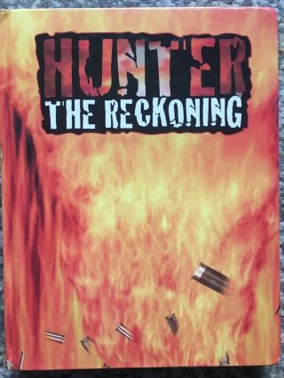 Hunter The Reckoning Rpg Role Playing Game White Wolf Hardcover Core Rules Rare