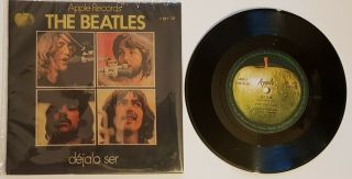 The Beatles " Let It Be " Rare Apple Brazil Ps 1970 Orig.  7 Bt - 31