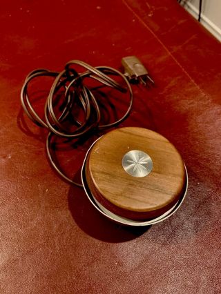 Vintage Lutron Dl - 1 Dim - Liter Lamp Dimmer Rare On Off Mid Century Retro Wood