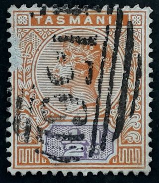 Rare Undated Tasmania Australia 1/2d Tablet Stamp Num Cds 136 - Augusta Gate