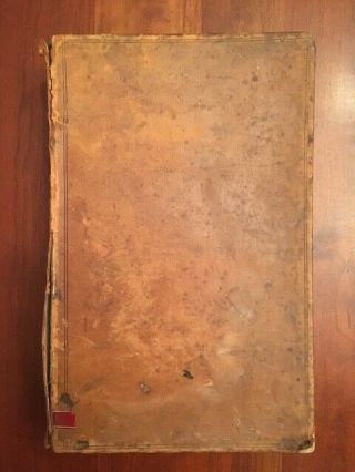 RARE 1855 Revised Code of NORTH CAROLINA,  pre - Civil War Law Book,  Leather,  NC 4