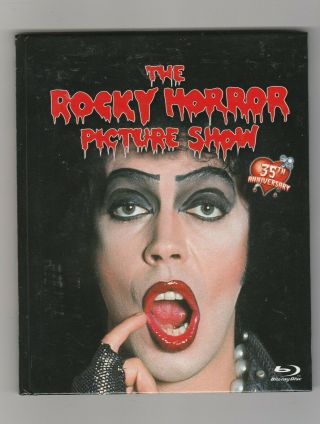 The Rocky Horror Picture Show 35th Anniversary Blu - Ray Rare Digibook Packaging