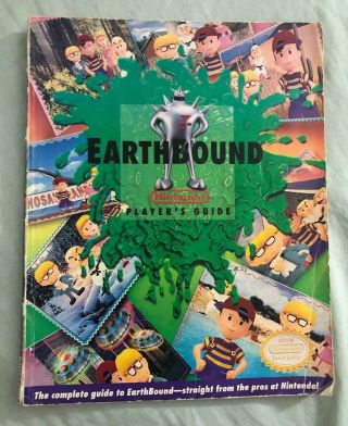 Earthbound Nintendo Player’s Strategy Guide W/ Scratch & Sniff Cards Snes Rare