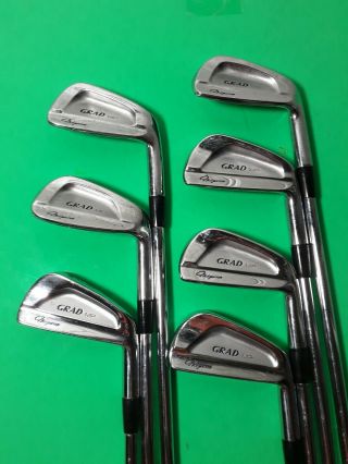 Rare Mizuno Golf Grad Mp Forged Iron Set 2,  3,  4,  5,  6,  7,  9 Right Handed Steel