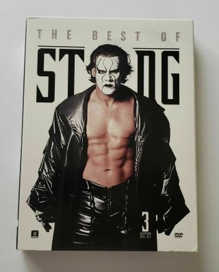The Best Of Sting Dvd 3 Disc Set Wwe Like Minty $9.  99,  Ships Rare
