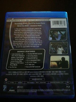 Dawn of the Dead 1978 (Blu - ray Disc,  2007) RARE OOP 2