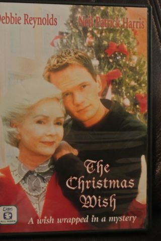 The Christmas Wish Dvd Debbie Reynolds Neil Patric Harris Rare Oop Movie