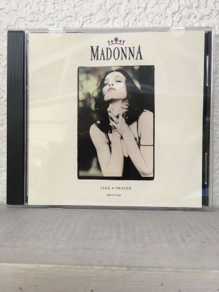 Madonna - Like A Prayer Promo Cd Single Pro - Cd - 3448 Rare 1989 5 Tracks