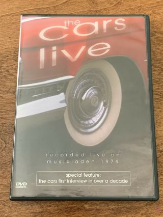 The Cars Live Dvd Recorded Live On Musikladen 1979 Rare Oop Rhino 976605