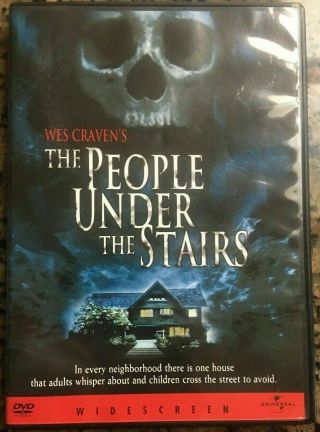The People Under The Stairs (dvd) Rare Wes Craven 