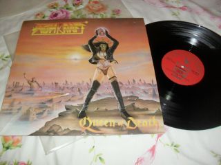 Atomkraft - Queen Of Death - Awesome Mega Rare 1st Press Vinyl Lp Neat Records Ex