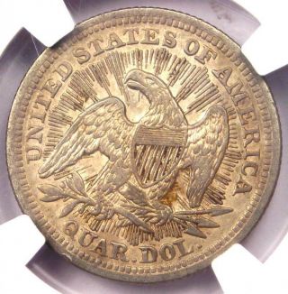 1853 Arrows & Rays Seated Liberty Quarter 25C - NGC VF Details - Rare Type Coin 4