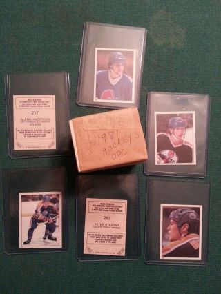 1981 Opc Nhl Hockey Stickers Complete Set Of 269 - O - Pee - Chee - Gretzky - Rare