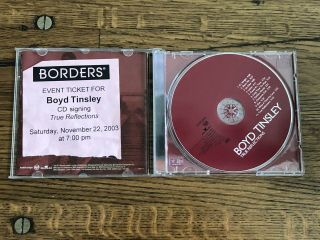 RARE Dave Matthews Band DMB Boyd Tinsley True Reflections Single CDs & Autograph 3