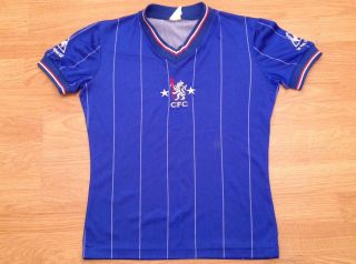 Chelsea Football Shirt Home 1981 Rare Vintage Kids Boys Age 10 - 12 Le Coq Sportif