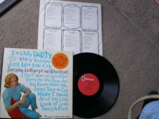 Lesley Gore " Golden Hits " Rare Teen Rock Mono Lp Mercury Mg 21024 Vtg 1965 Nm -