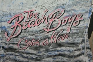 Vintage The Beach Boys T Shirt Catch A Wave Surfing Xl Rare