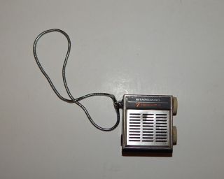 Rare Vtg Standard 7 Transistor Sr - G433 Micro Radio Japan R16648