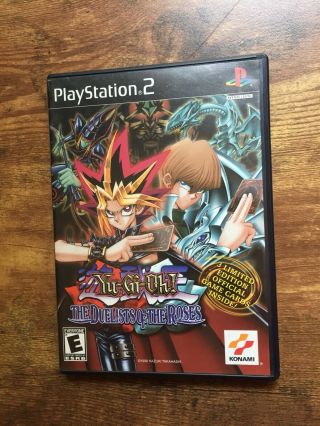 Yu - Gi - Oh The Duelists Of The Roses (sony Playstation 2,  2003) Rare Anime Game