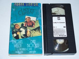 Vhs Video Tape Movie Lady In Cement Frank Sinatra Raquel Welch Rare