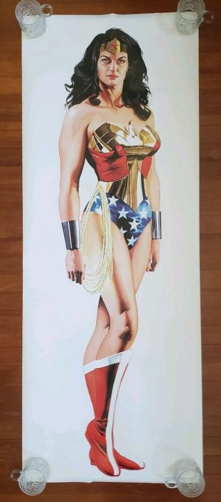 2003 Wonder Woman By Alex Ross Oversized Door Poster Rare