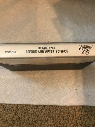BRIAN ENO BEFORE & AFTER SCIENCE RARE CASSETTE TAPE LATE NITE BARGAIN 3