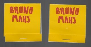 Bruno Mars Authentic Rare 2013 Moonshine Jungle Tour Promo Novelty Condom Set
