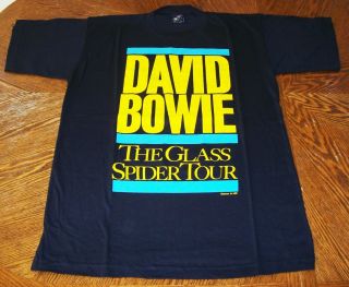 David Bowie Rare Black T - Shirt From 