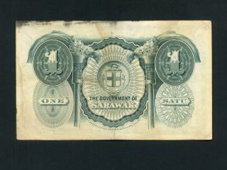 Sarawak:P - 20,  1$,  1935 C.  Vyner Brooke RARE VF 2