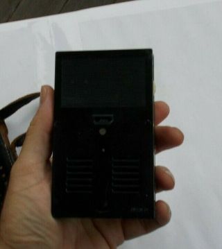 RARE Vintage O.  M.  G.  S.  10 Transistor AM Portable Radio Collectible & Case LOOK NR 2