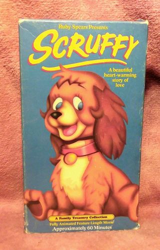 Ruby - Spears Presents Scruffy 1980 (vhs,  1988) Rare Tape Kids Klassics -