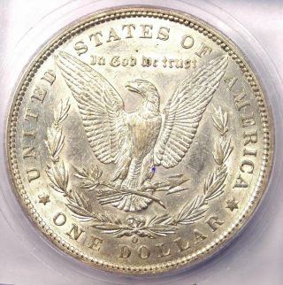1897 - O Morgan Silver Dollar - ICG AU55 - Rare Date in AU55 - Near MS/UNC 4