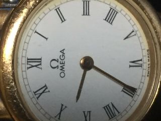 Omega De Ville Swiss Ladies Watch - Very Rare,  18 Ct Gold Plated
