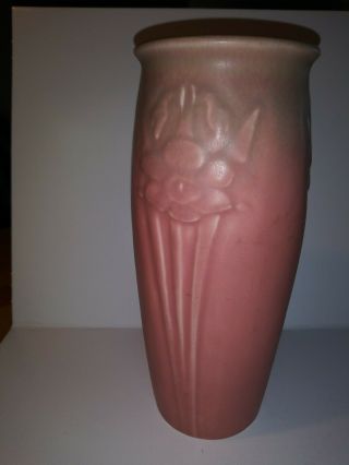Rare Rookwood Vase 8.  25 " Matte Pink/rose 2476.
